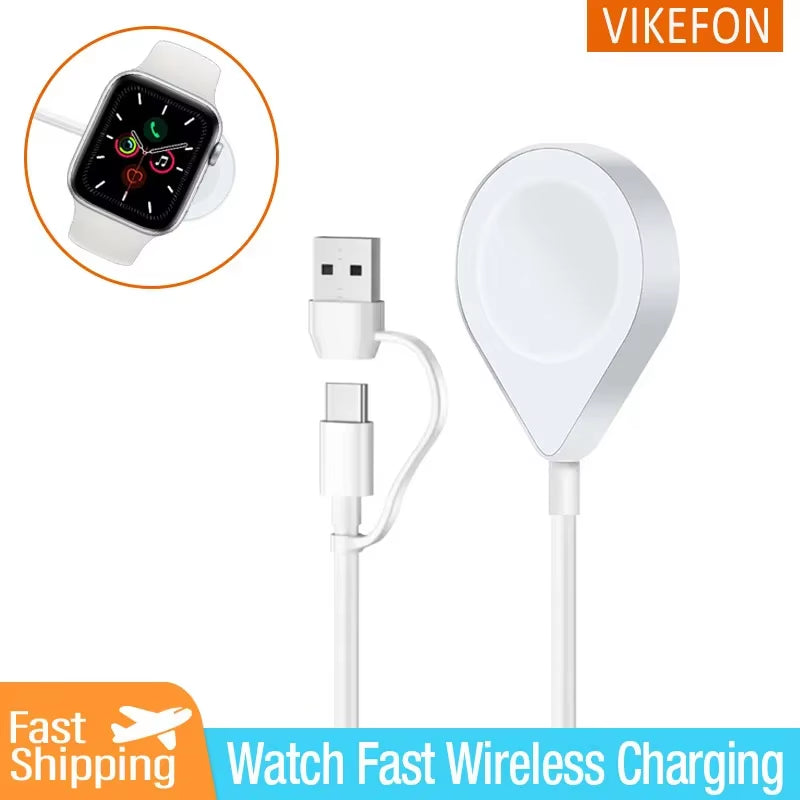 3 in 2/2 in 1 USB C Cable Apple Watch Charger Iphone Charger Fast Charging Cable Compatible with Iwatch Ultra SE/9/8/7/6/5/4/3/2