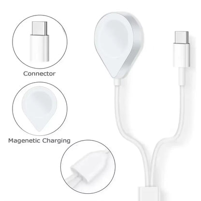 3 in 2/2 in 1 USB C Cable Apple Watch Charger Iphone Charger Fast Charging Cable Compatible with Iwatch Ultra SE/9/8/7/6/5/4/3/2