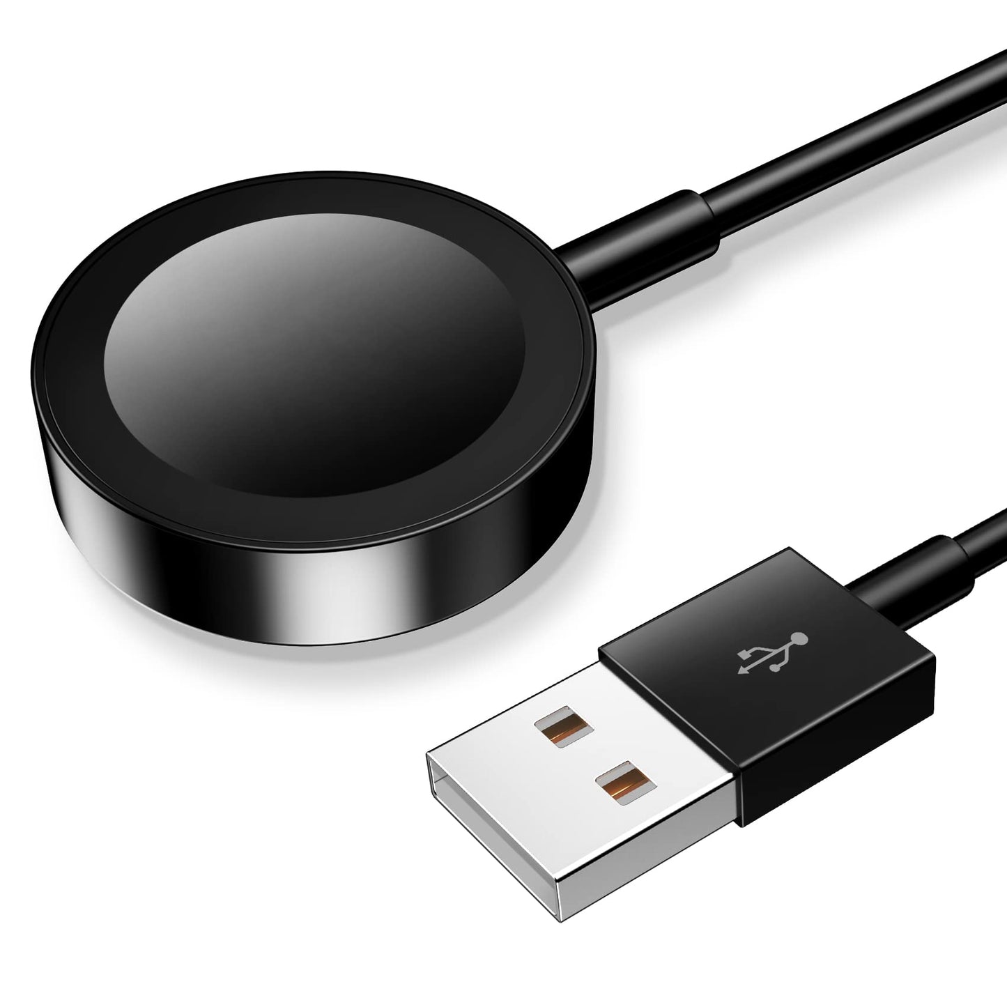 iWatch Charger Magnetic Fast Charging Cable [Portable] Magnetic Wireless Charging Compatible with iWatch Series Ultra/10/9/8/7/6/SE/5/4/3/2-[3.3FT] White