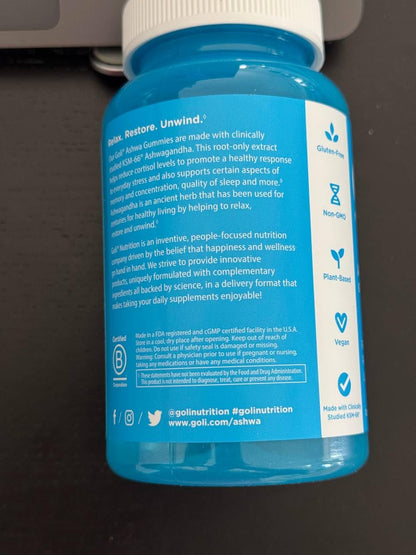 Berry Gummies – 60 Count, Plant-Based, Non-GMO, Gluten-Free & Gelatin-Free