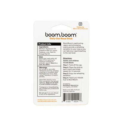 Nasal Stick | Vapor Flow Technology | Cool Refreshing Sensation | Natural Mood Boost | Simple Ingredients | Essential Oils + Menthol Inhaler (Mint, Wintermint, Tropical, Spearmint)