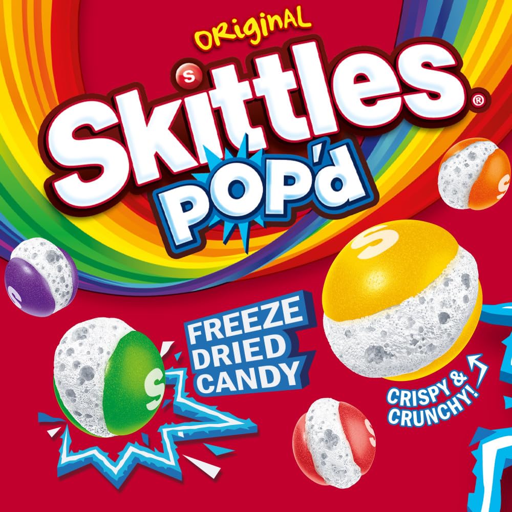 POP'd Originals Freeze Dried Candy, 5.5 Oz Resealable Candy Bag