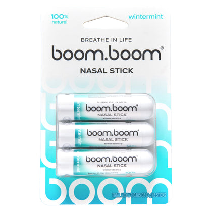 Nasal Stick | Vapor Flow Technology | Cool Refreshing Sensation | Natural Mood Boost | Simple Ingredients | Essential Oils + Menthol Inhaler (Mint, Wintermint, Tropical, Spearmint)