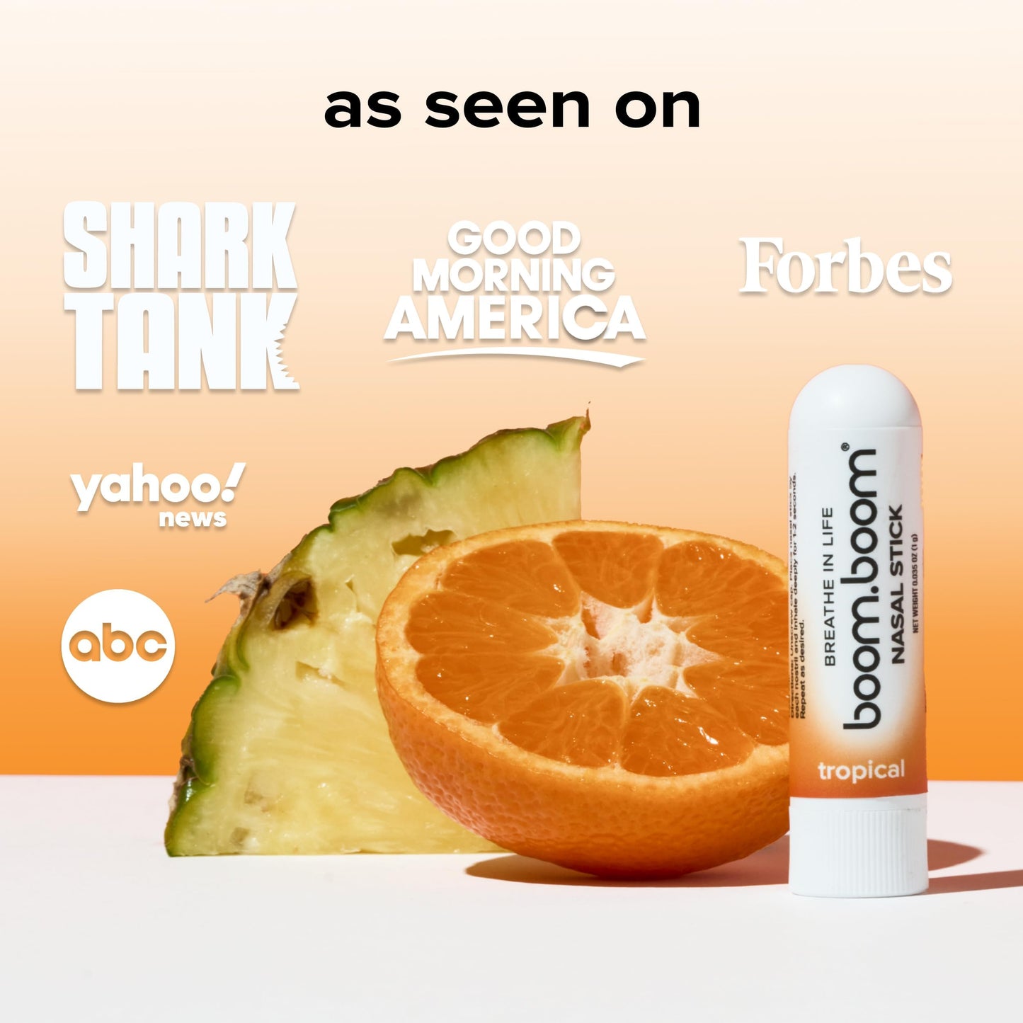 Nasal Stick | Vapor Flow Technology | Cool Refreshing Sensation | Natural Mood Boost | Simple Ingredients | Essential Oils + Menthol Inhaler (Mint, Wintermint, Tropical, Spearmint)