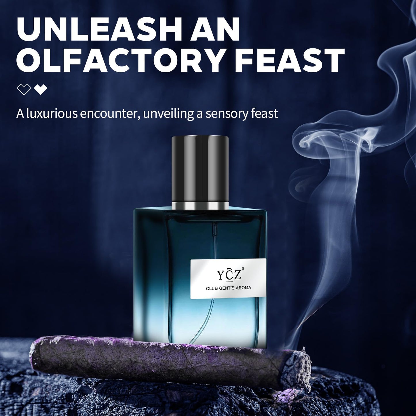 Perfect Cologne for Men, 1.7 oz. Long Lasting Eau De Parfum Cologne For Men, Oriental Woody Fragrance - Ideal Special Occasions, Making it the Ideal gentlemen’s Gift