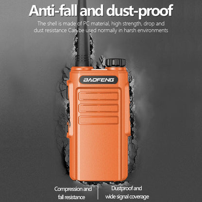 Walkie Talkies Long Range for Adults,Rechargeable UHF Handheld Strong Encrypted Handheld Two Way Radios Walky Talky with Noise Reduction,VOX and USB-C Charger for Camping Hiking Hotel,2Pack