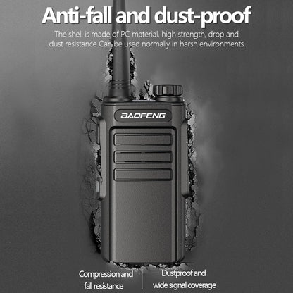 Walkie Talkies Long Range for Adults,Rechargeable UHF Handheld Strong Encrypted Handheld Two Way Radios Walky Talky with Noise Reduction,VOX and USB-C Charger for Camping Hiking Hotel,2Pack