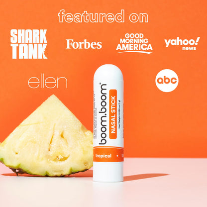 Nasal Stick | Vapor Flow Technology | Cool Refreshing Sensation | Natural Mood Boost | Simple Ingredients | Essential Oils + Menthol Inhaler (Mint, Wintermint, Tropical, Spearmint)