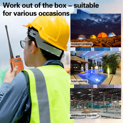 Walkie Talkies Long Range for Adults,Rechargeable UHF Handheld Strong Encrypted Handheld Two Way Radios Walky Talky with Noise Reduction,VOX and USB-C Charger for Camping Hiking Hotel,2Pack