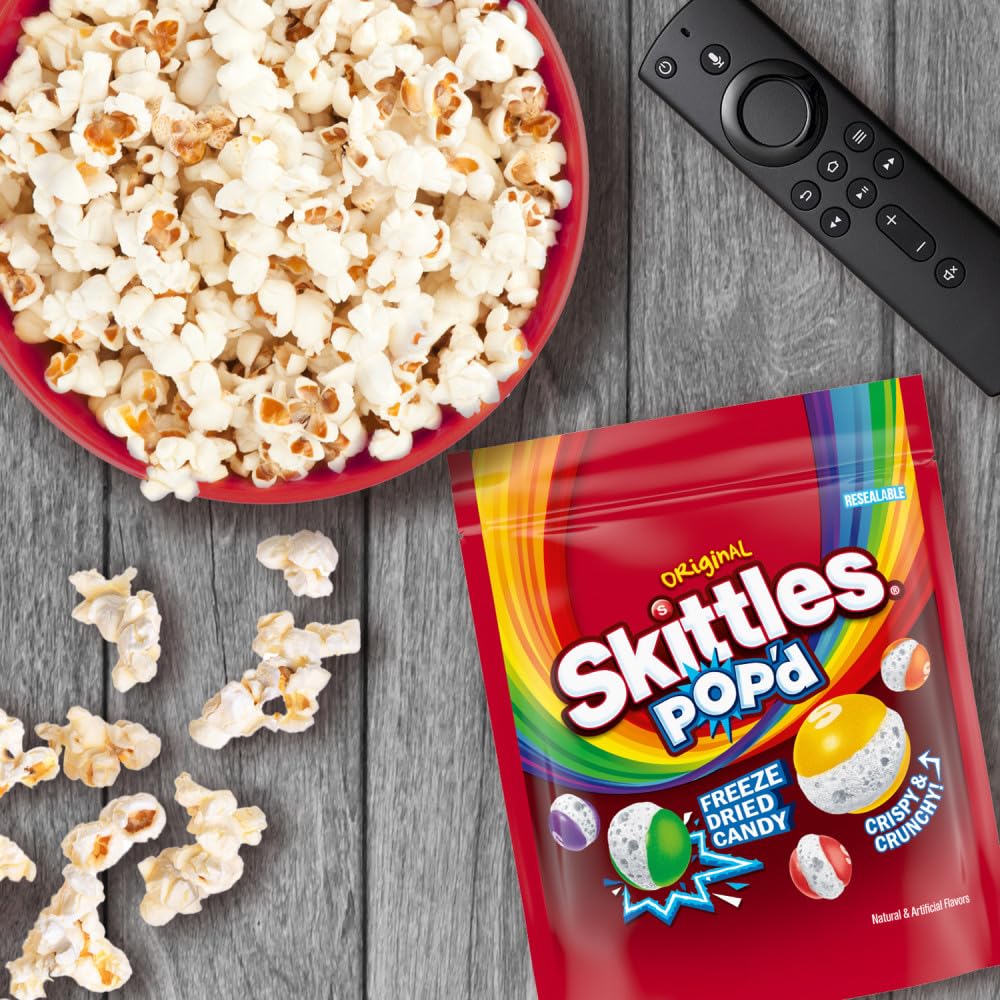 POP'd Originals Freeze Dried Candy, 5.5 Oz Resealable Candy Bag