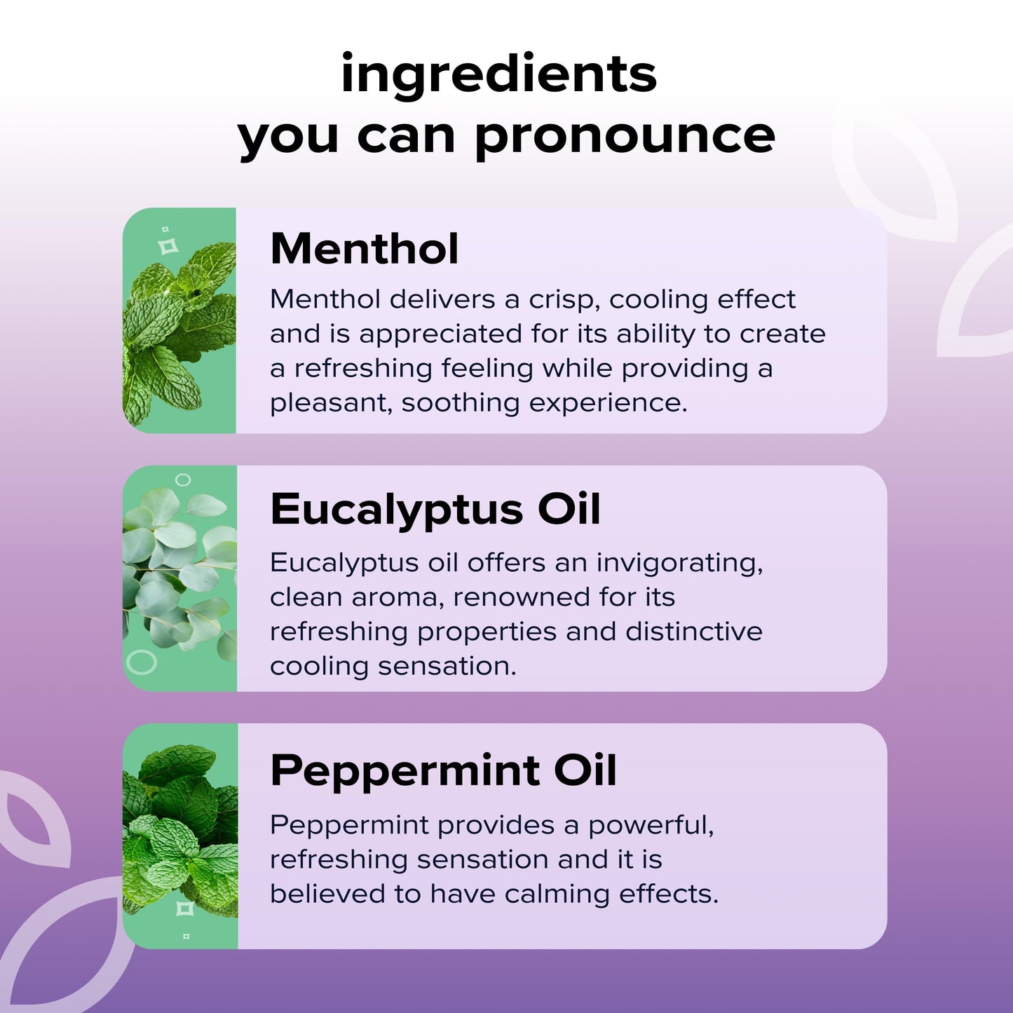 Nasal Stick | Vapor Flow Technology | Cool Refreshing Sensation | Natural Mood Boost | Simple Ingredients | Essential Oils + Menthol Inhaler (Mint, Wintermint, Tropical, Spearmint)