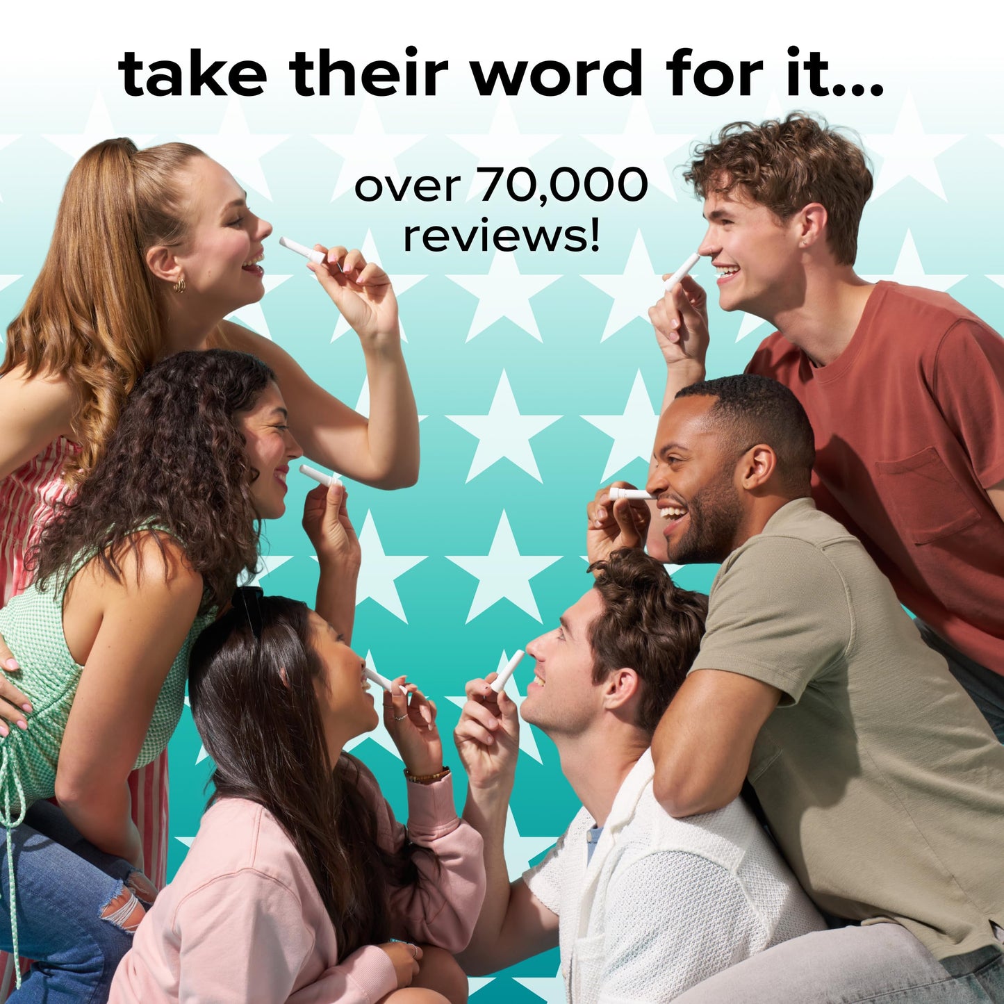 Nasal Stick | Vapor Flow Technology | Cool Refreshing Sensation | Natural Mood Boost | Simple Ingredients | Essential Oils + Menthol Inhaler (Mint, Wintermint, Tropical, Spearmint)